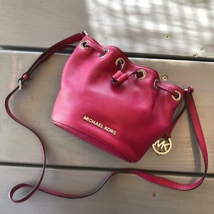 Michael Kors MICHAEL Jules Mini Garnet LIKE NEW